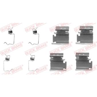 Kit d'accessoires, plaquette de frein à disque QUICK BRAKE
