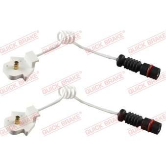 Contact d'avertissement, usure des plaquettes de frein QUICK BRAKE WS 0111 A