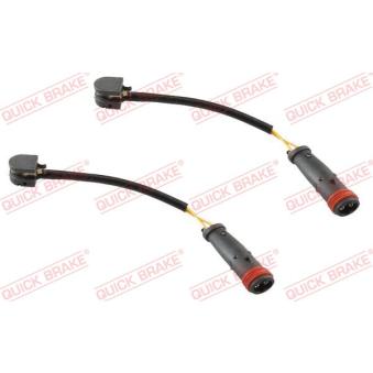 Contact d'avertissement, usure des plaquettes de frein QUICK BRAKE