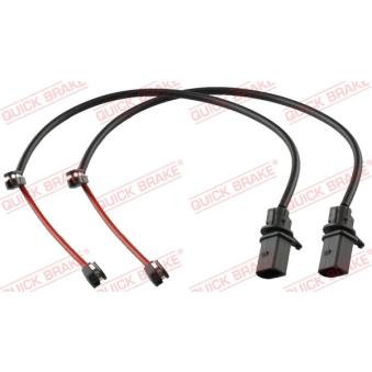 Contact d'avertissement, usure des plaquettes de frein QUICK BRAKE