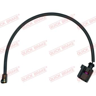 Contact d'avertissement, usure des plaquettes de frein QUICK BRAKE WS 0492 A