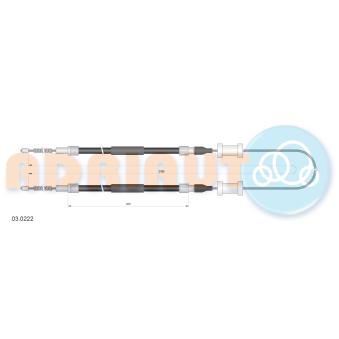 Tirette à câble, frein de stationnement ADRIAUTO