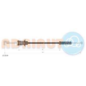Câble d'accélération ADRIAUTO 07.0319