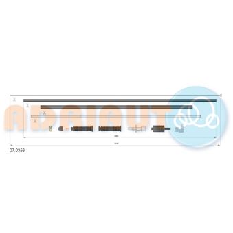 Câble d'accélération ADRIAUTO 07.0356