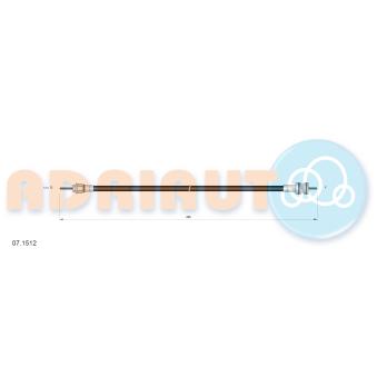 Câble flexible de commande de compteur ADRIAUTO 07.1512