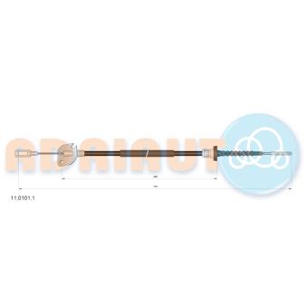 Tirette à câble, commande d'embrayage ADRIAUTO