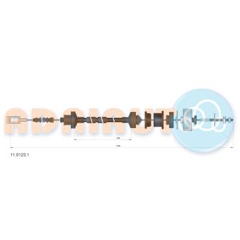 Tirette à câble, commande d'embrayage ADRIAUTO