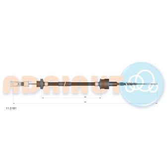 Tirette à câble, commande d'embrayage ADRIAUTO