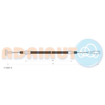 Tirette à câble, frein de stationnement ADRIAUTO