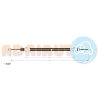 Tirette à câble, frein de stationnement ADRIAUTO