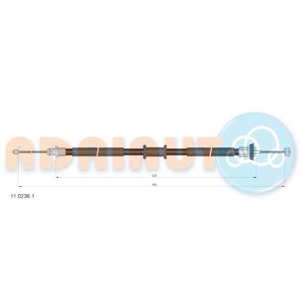 Tirette à câble, frein de stationnement ADRIAUTO