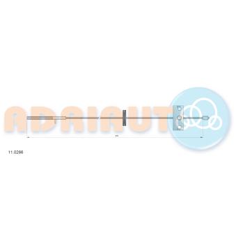 Tirette à câble, frein de stationnement ADRIAUTO 11.0266