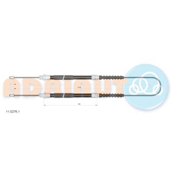 Tirette à câble, frein de stationnement ADRIAUTO