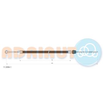 Tirette à câble, frein de stationnement ADRIAUTO 11.0294.1