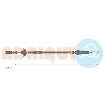 Câble d'accélération ADRIAUTO
