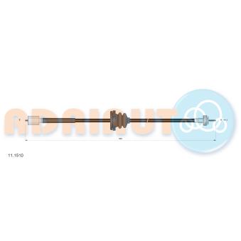 Câble flexible de commande de compteur ADRIAUTO