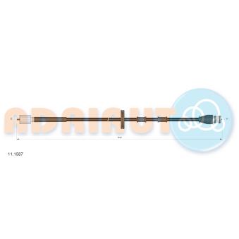 Câble flexible de commande de compteur ADRIAUTO