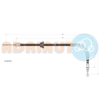 Tirette à câble, frein de stationnement ADRIAUTO