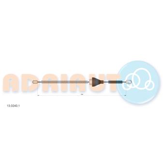 Tirette à câble, frein de stationnement ADRIAUTO