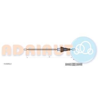 Tirette à câble, frein de stationnement ADRIAUTO