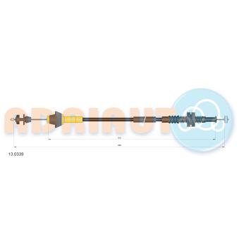 Câble d'accélération ADRIAUTO