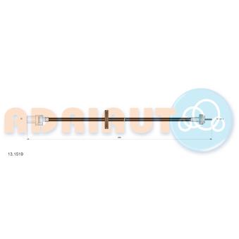 Câble flexible de commande de compteur ADRIAUTO