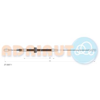 Tirette à câble, frein de stationnement ADRIAUTO