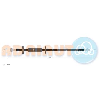 Câble flexible de commande de compteur ADRIAUTO