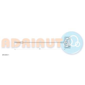 Tirette à câble, frein de stationnement ADRIAUTO 28.0233.1