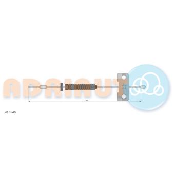 Tirette à câble, frein de stationnement ADRIAUTO