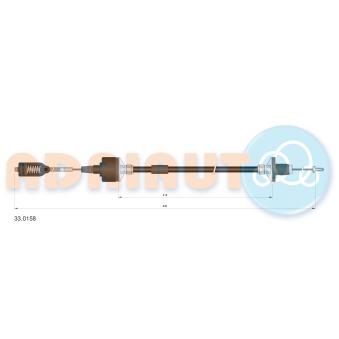 Tirette à câble, commande d'embrayage ADRIAUTO