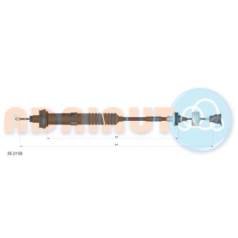 Tirette à câble, commande d'embrayage ADRIAUTO