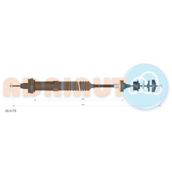 Tirette à câble, commande d'embrayage ADRIAUTO