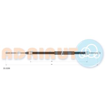 Tirette à câble, frein de stationnement arrière gauche ADRIAUTO