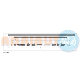 Câble d'accélération ADRIAUTO 35.0348