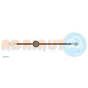 Câble flexible de commande de compteur ADRIAUTO 35.1518