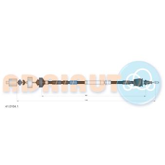 Tirette à câble, commande d'embrayage ADRIAUTO