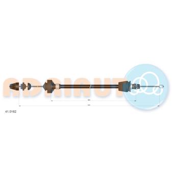 Tirette à câble, commande d'embrayage ADRIAUTO