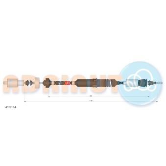 Tirette à câble, commande d'embrayage ADRIAUTO