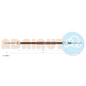 Tirette à câble, frein de stationnement arrière droit ADRIAUTO