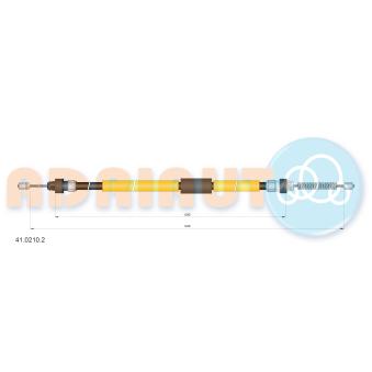 Tirette à câble, frein de stationnement arrière gauche ADRIAUTO
