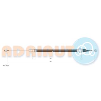 Tirette à câble, frein de stationnement ADRIAUTO