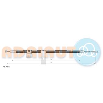 Tirette à câble, frein de stationnement ADRIAUTO