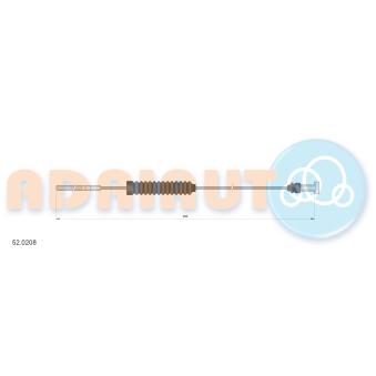 Tirette à câble, frein de stationnement ADRIAUTO