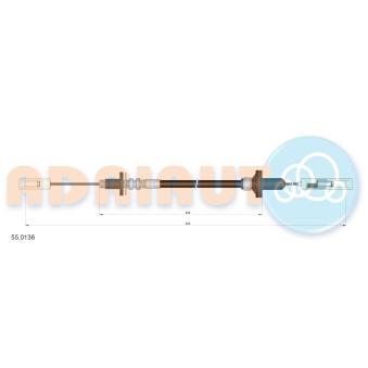 Tirette à câble, commande d'embrayage ADRIAUTO