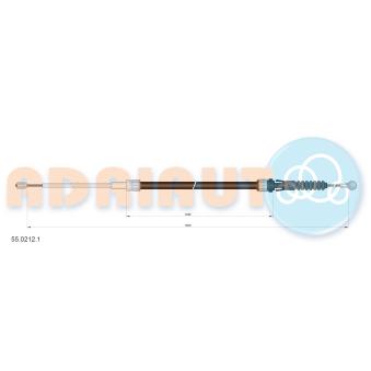 Tirette à câble, frein de stationnement ADRIAUTO