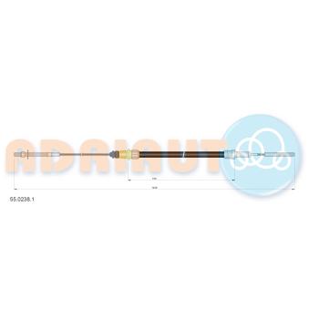 Tirette à câble, frein de stationnement ADRIAUTO