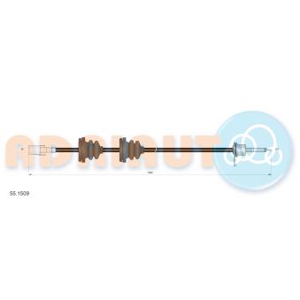 Câble flexible de commande de compteur ADRIAUTO 55.1509