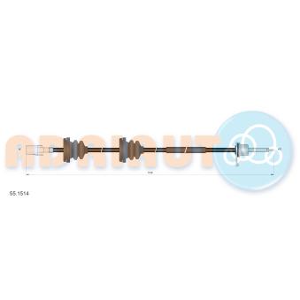 Câble flexible de commande de compteur ADRIAUTO
