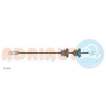 Câble flexible de commande de compteur ADRIAUTO 55.1519